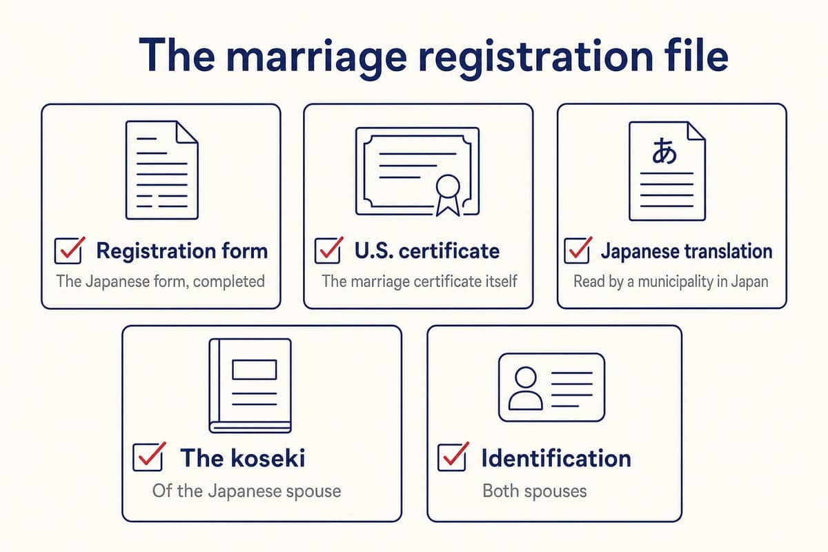 The marriage registration file